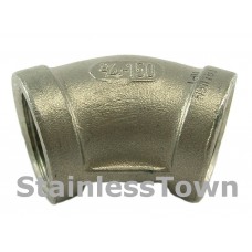 Pipe Elbow 45 Degree 1/2 Type 304 Stainless